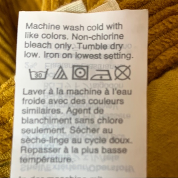 Madewell Cropped Wide-Leg Golden Corduroys Sz 26 - Picture 13 of 14